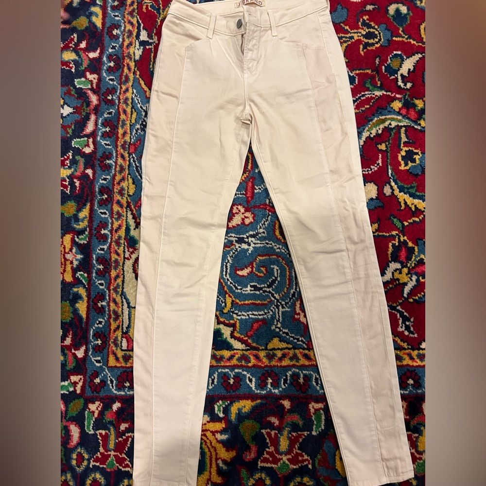 J Brand crème colored pants